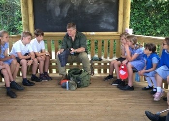 Ray Mears visits St. Mary's!