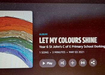 St Johns Year 6 school children write and record charity song to help Mental Health Charities